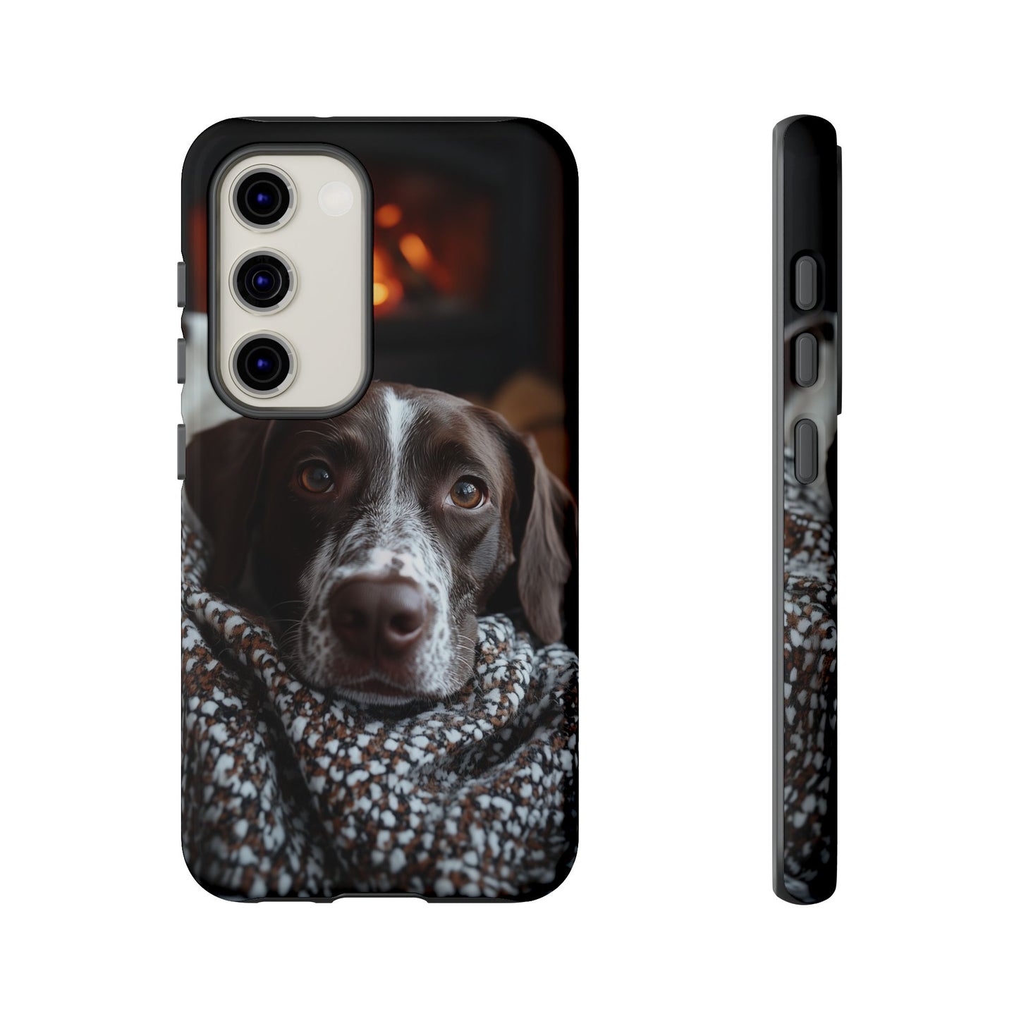 Relaxed German Shorthaired Pointer Samsung Galaxy Case – Rustic Charm Protective Cover