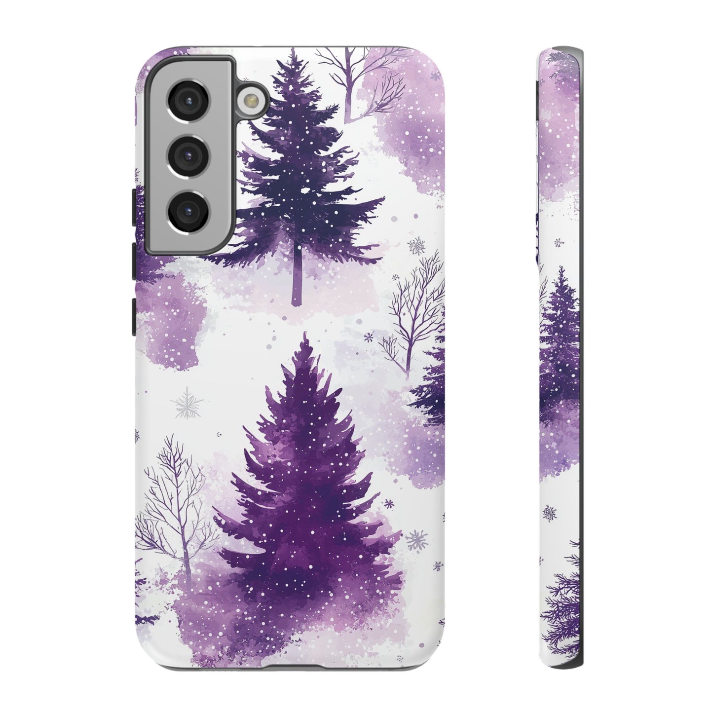 Purple Snowy Forest - Samsung Galaxy Series Case