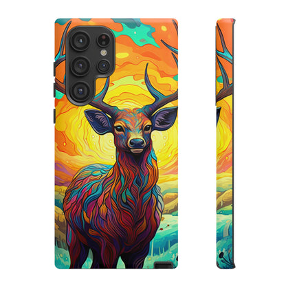 Vibrant Stag in Bloom – Samsung Galaxy Case