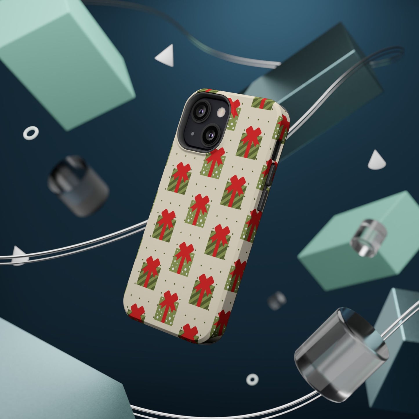 Festive Holiday Gift Pattern - MagSafe iPhone Series Case