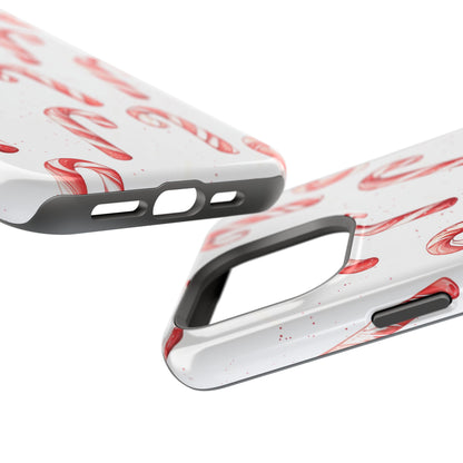 Candy Cane Christmas Pattern – MagSafe iPhone Series Case