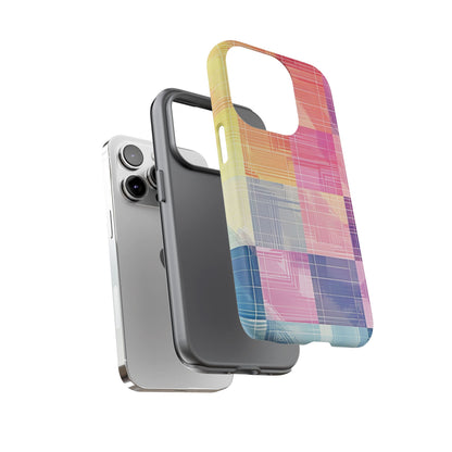 Pastel Panache Watercolor Plaid Case