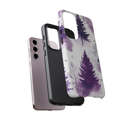 Purple Snowy Forest - Samsung Galaxy Series Case