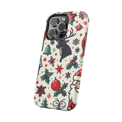 Cartoon Christmas Cheer – MagSafe iPhone Case