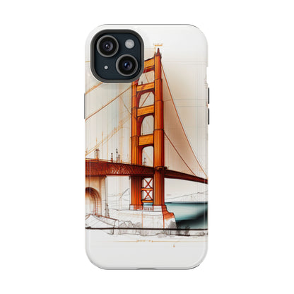 Golden Gate Bridge MagSafe iPhone Case - San Francisco Landmark