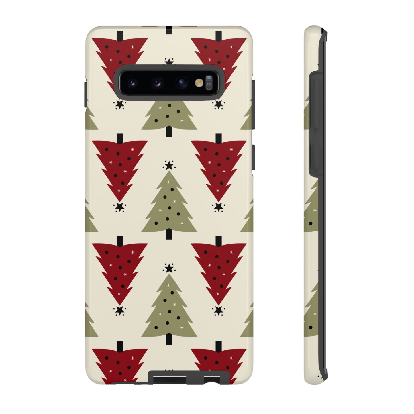 Retro Christmas Trees Pattern - Samsung Galaxy Series Case
