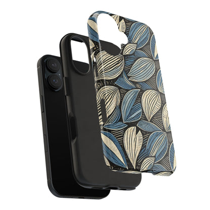 Botanical Leaf Pattern iPhone Case - Nature-Inspired Protective Cover