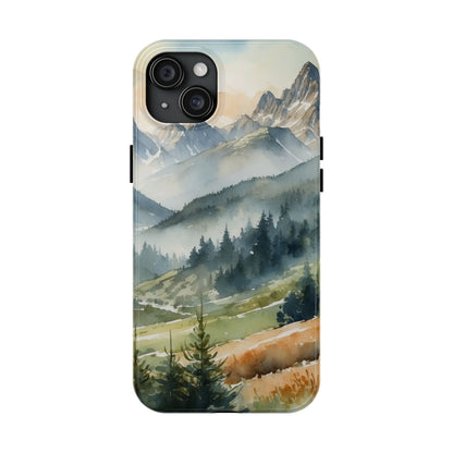 Serene Alpine Forest - iPhone Case