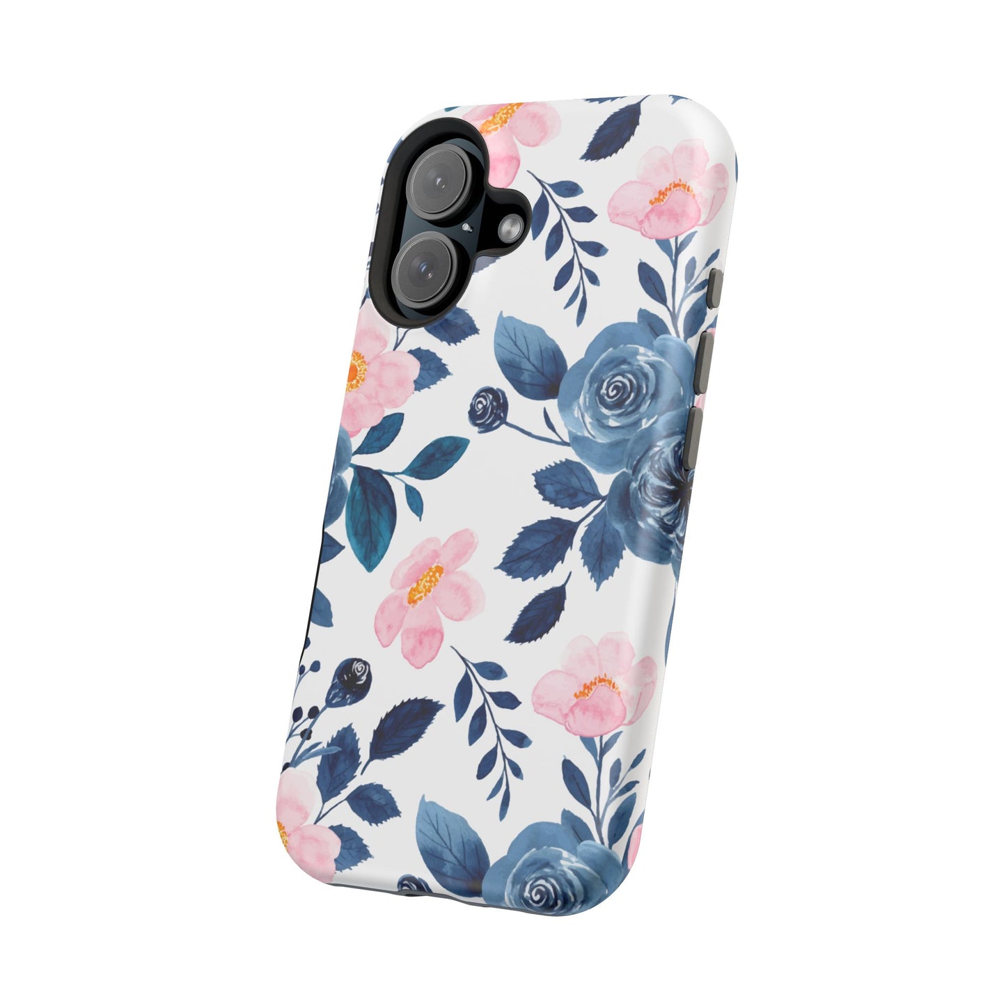 Pastel Garden Charm – MagSafe Case with Soft Watercolor Floral Print