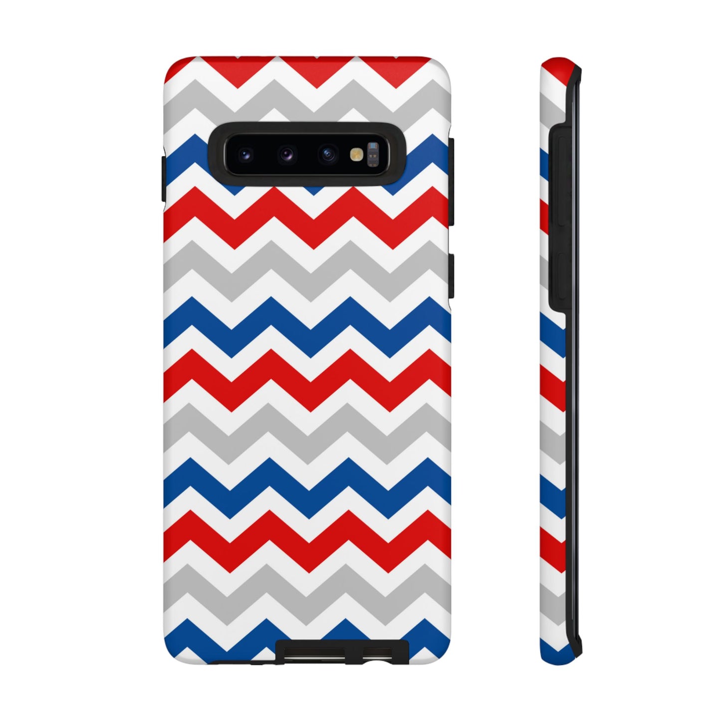 Patriotic Red, White & Blue Chevron – Bold Geometric Samsung Galaxy Case