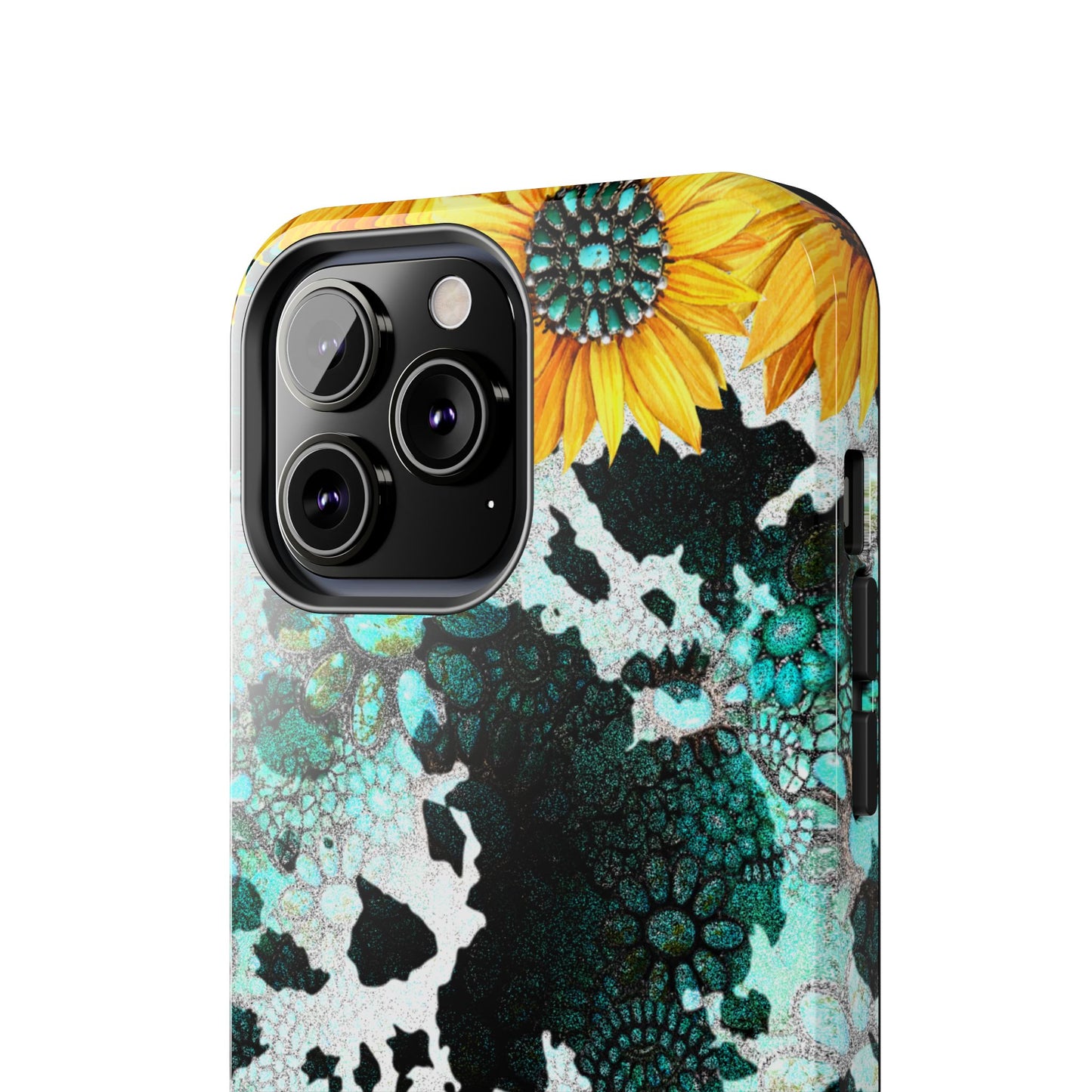 Boho Turquoise Sunflower Lace - iPhone Series Case