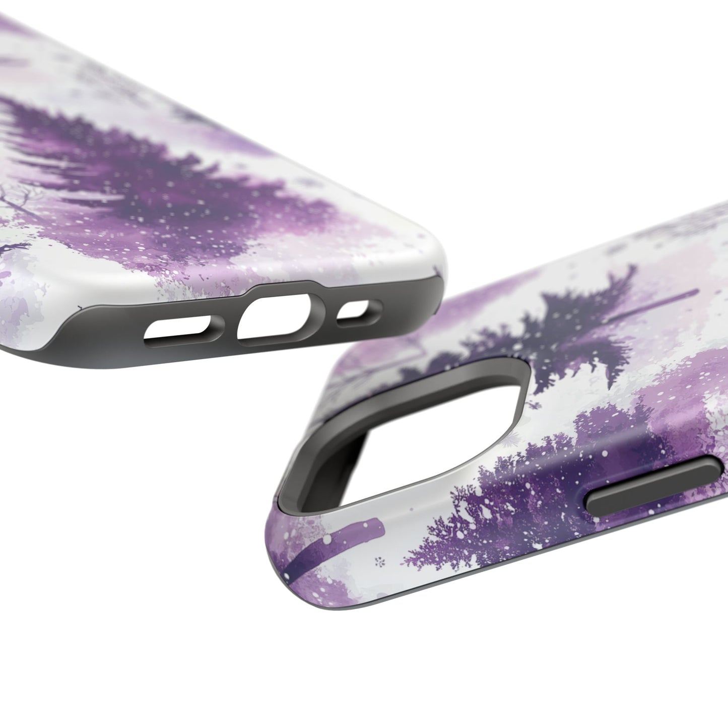 Purple Snowy Forest - MagSafe iPhone Series Case