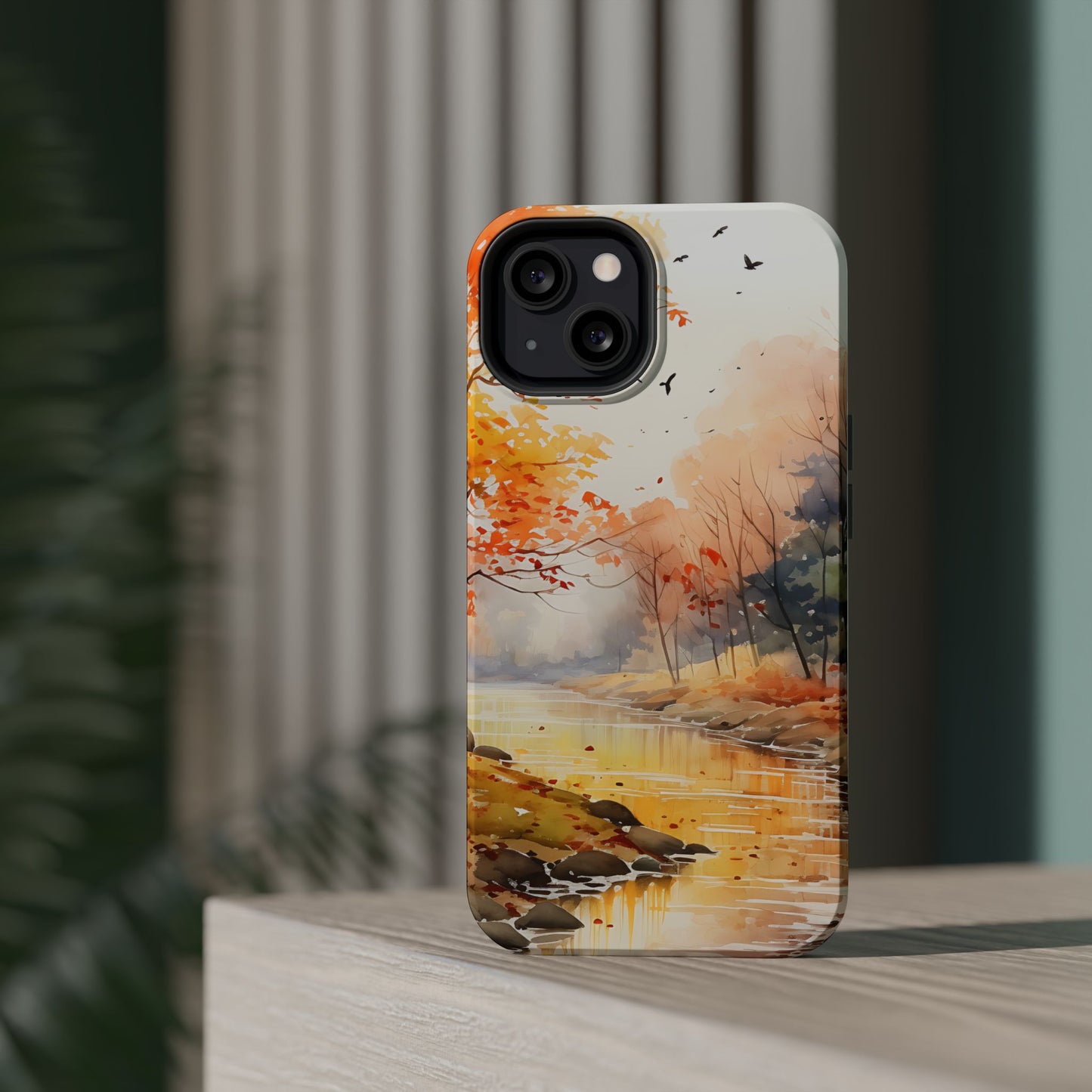 Autumn River Serenity – MagSafe iPhone Case