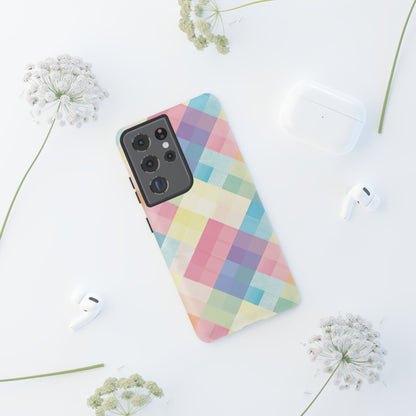 Spring Sonata Pastel Plaid Case