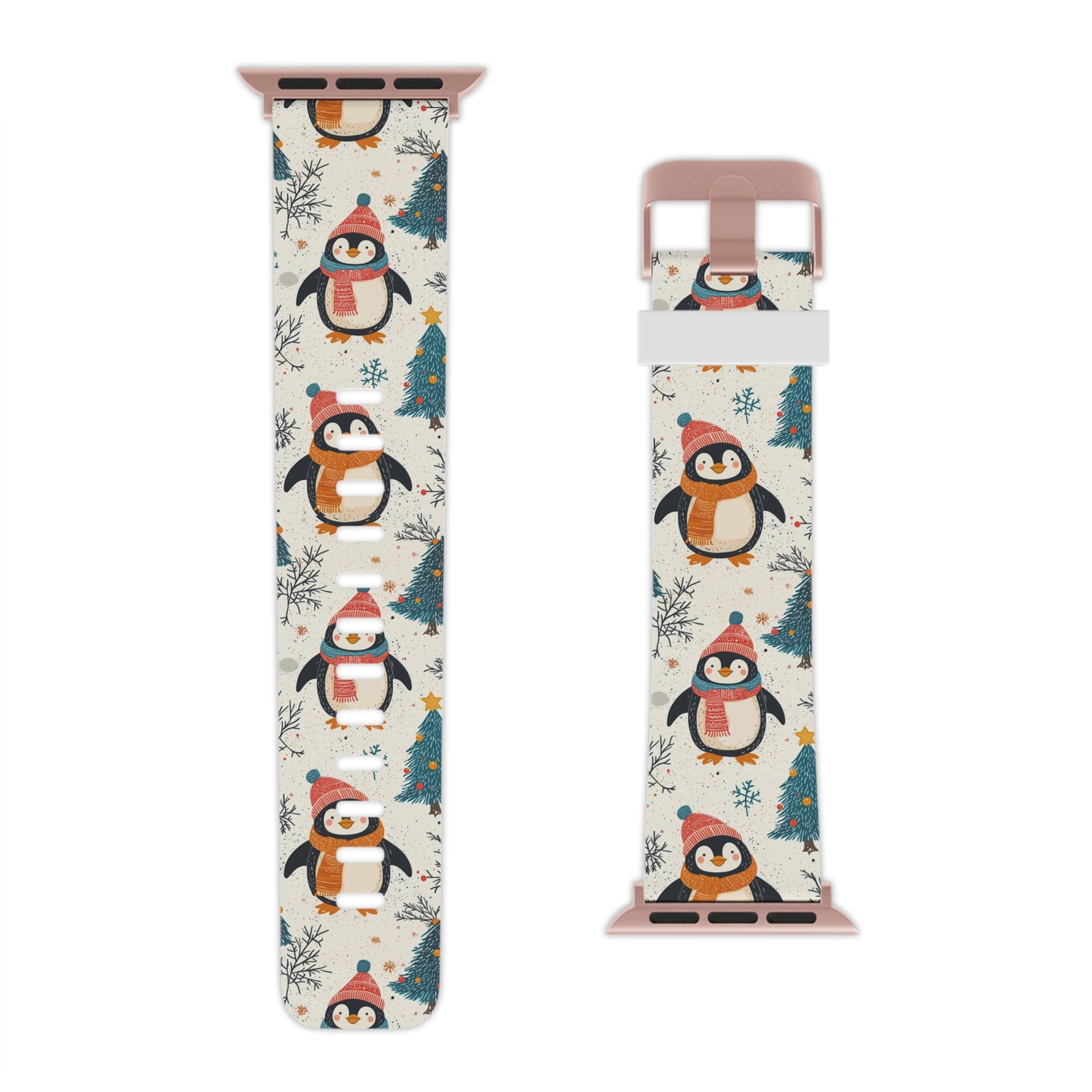  Snowy Christmas Cheer Apple Watch Band