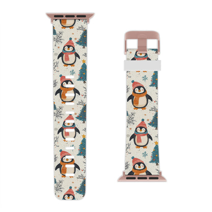  Snowy Christmas Cheer Apple Watch Band