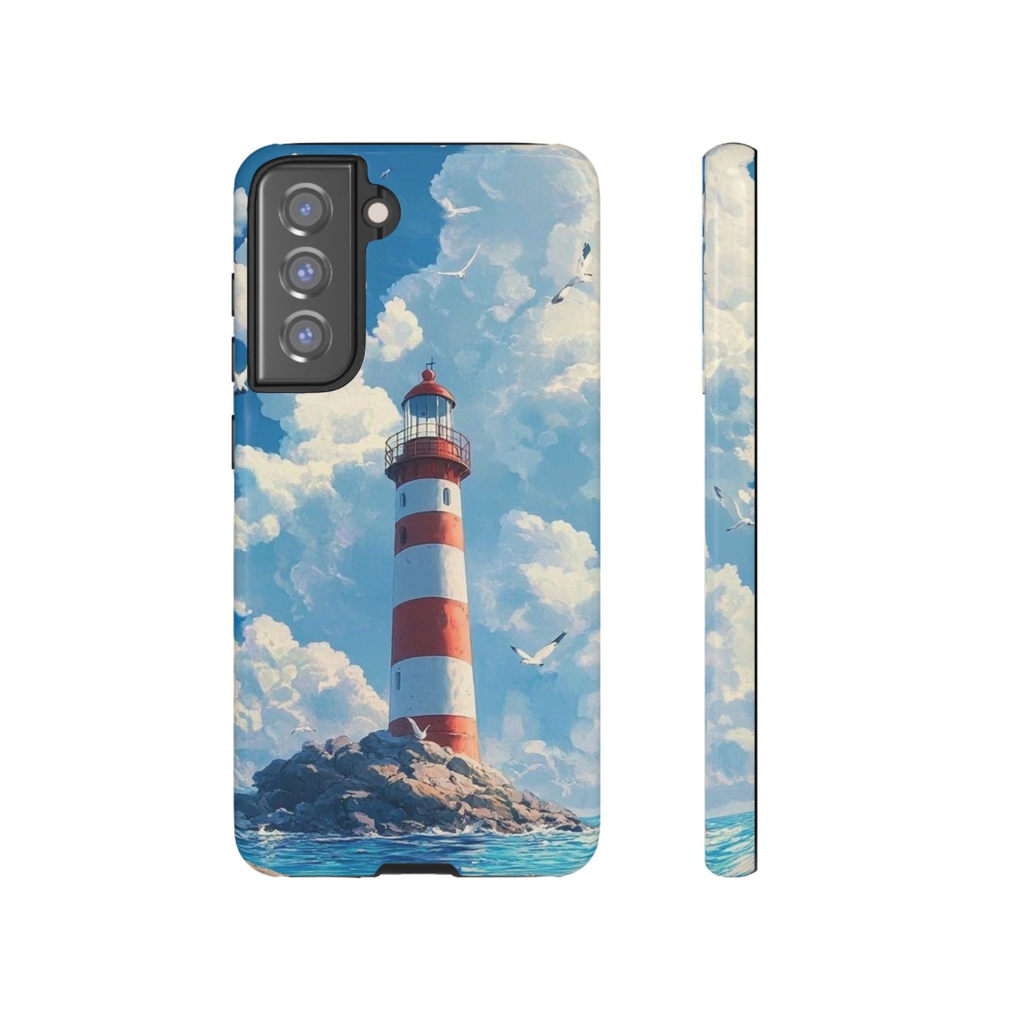 Samsung Galaxy Case - Majestic Lighthouse Scene Design