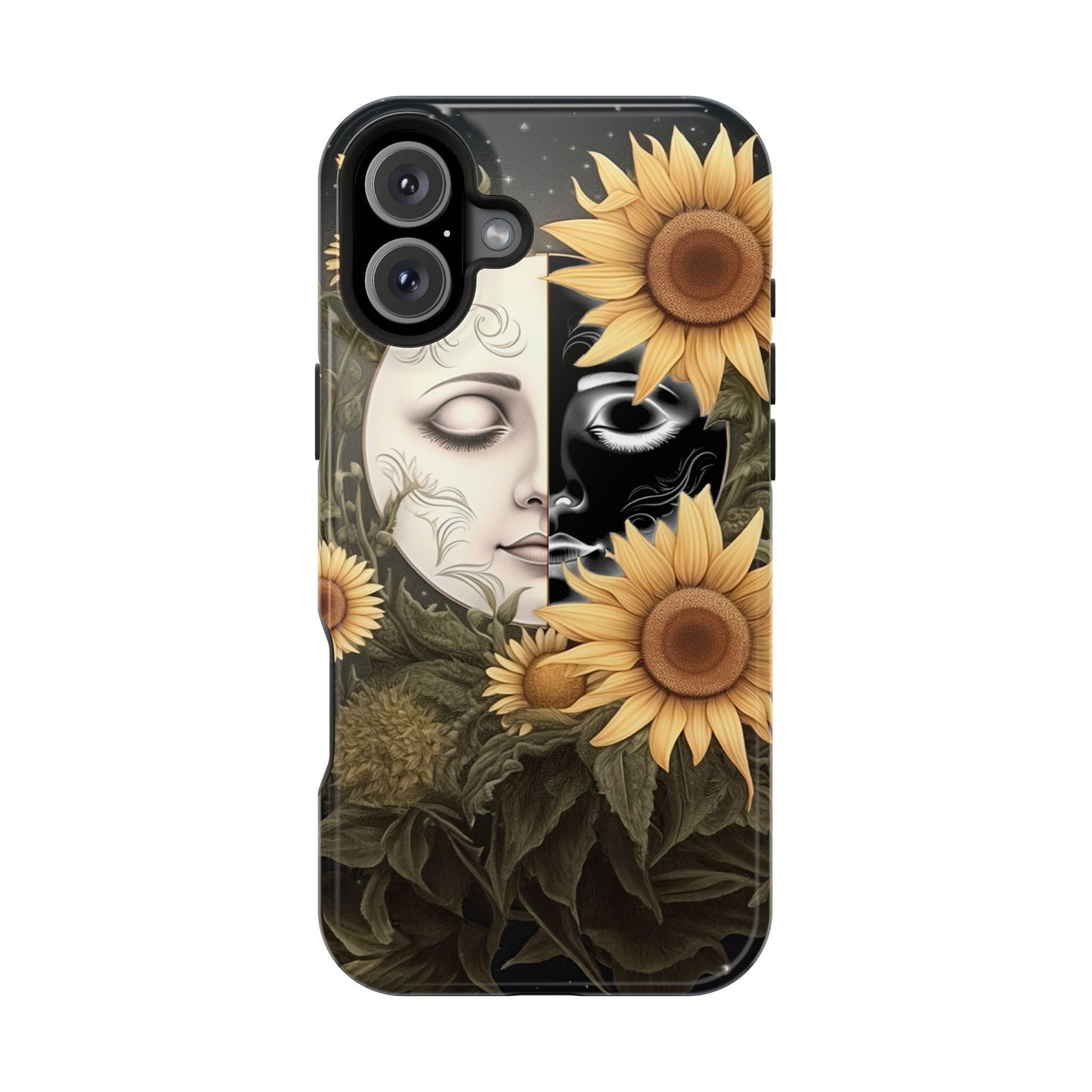 Sunflower Moon and Stars MagSafe Case – Ethereal Art