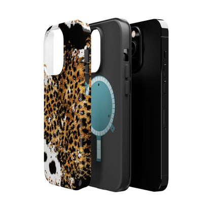 Bold Leopard Ink Splash - MagSafe iPhone Series Case