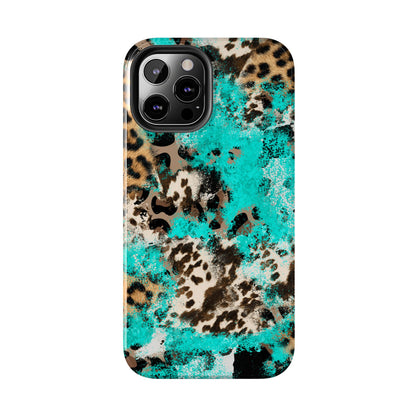 Aqua Splash Leopard - iPhone Series Case