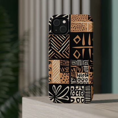 Tribal Geo-Pattern MagSafe Case – Bold Ethnic Design