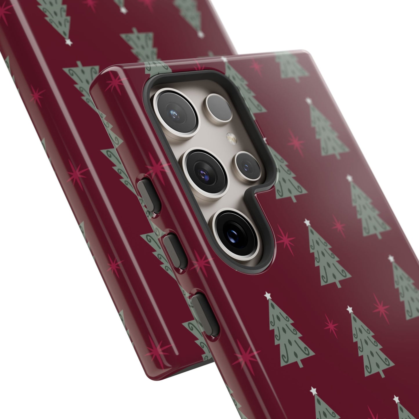 Retro Christmas Tree Pattern – Samsung Galaxy Series Case