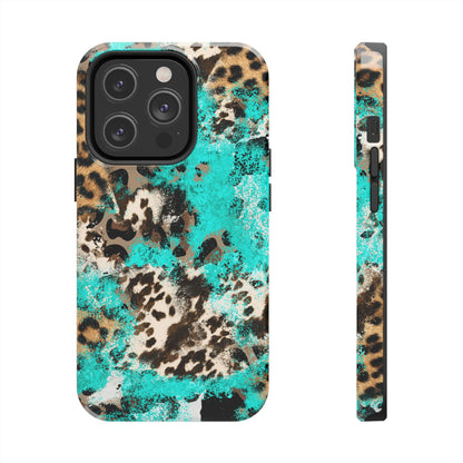 Aqua Splash Leopard - iPhone Series Case