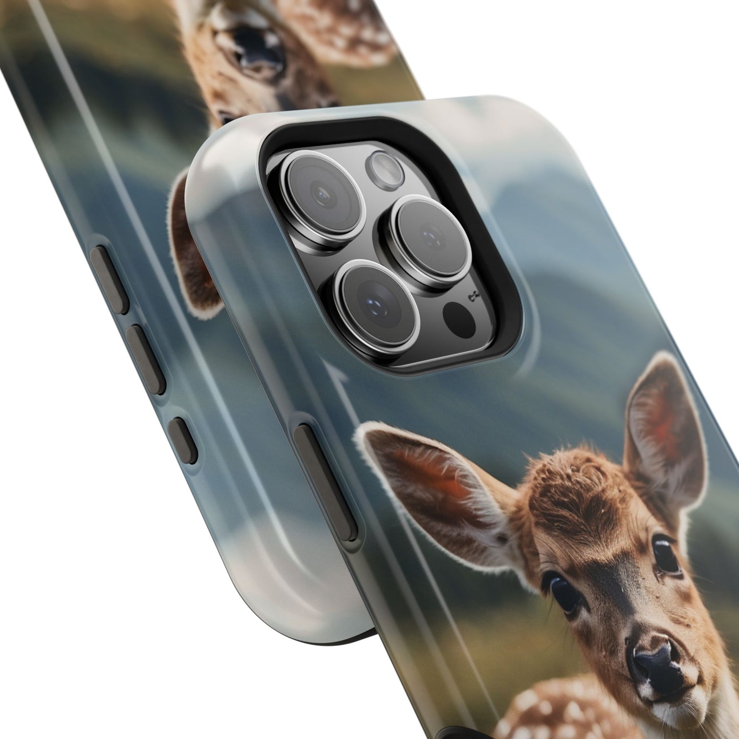 Gentle Fawn in Mountain Meadows MagSafe iPhone Case