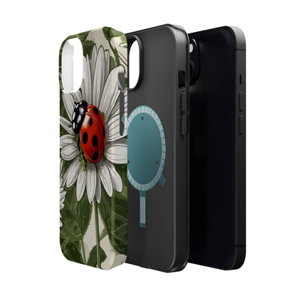 Ladybug & Daisy Garden Charm - MagSafe iPhone Case