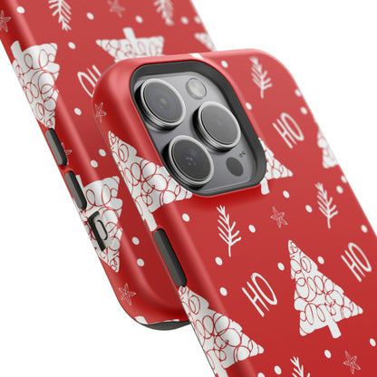 MagSafe iPhone Case: Ho Ho Ho – Christmas Tree Wonderland