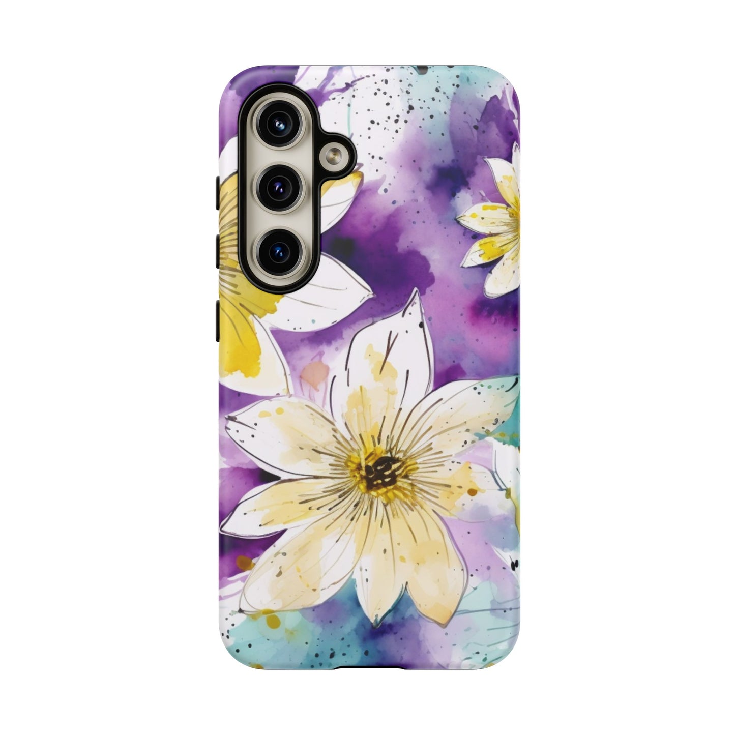 Abstract Floral Watercolor Splash - Samsung Galaxy Series Case