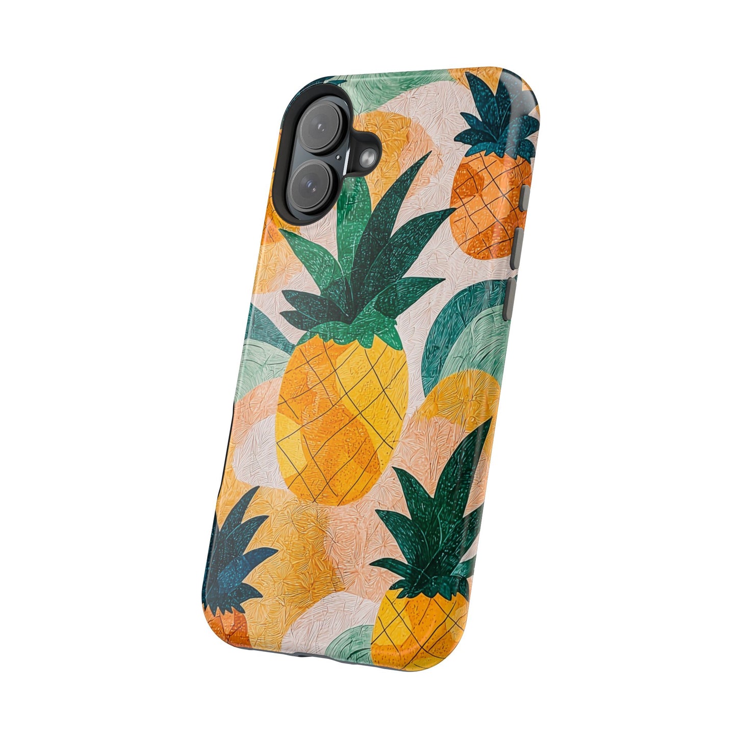 Tropical Pineapple MagSafe iPhone Case – Vibrant Fruit Design, Tough Dual-Layer Protection