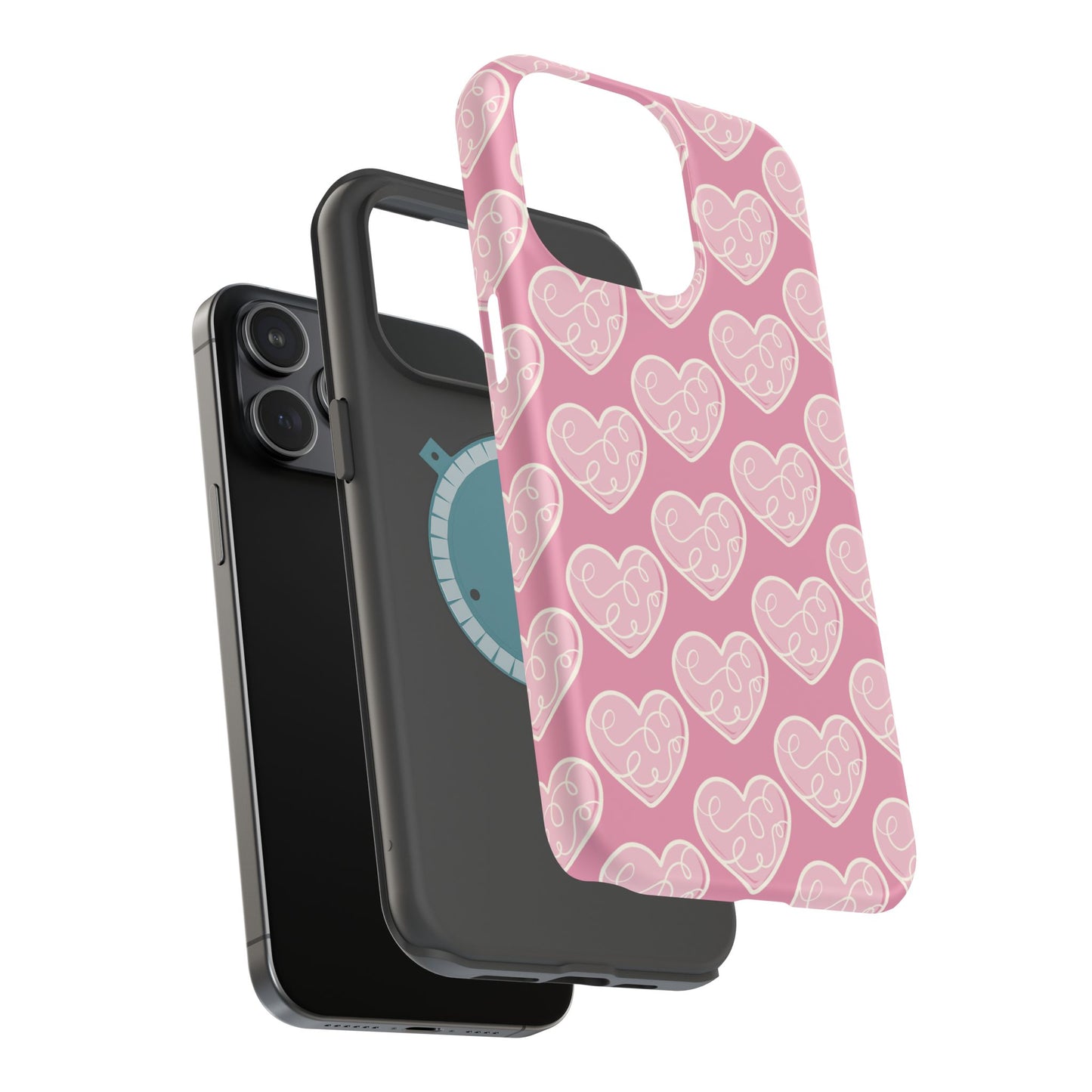 Soft Pink Hearts – MagSafe Case