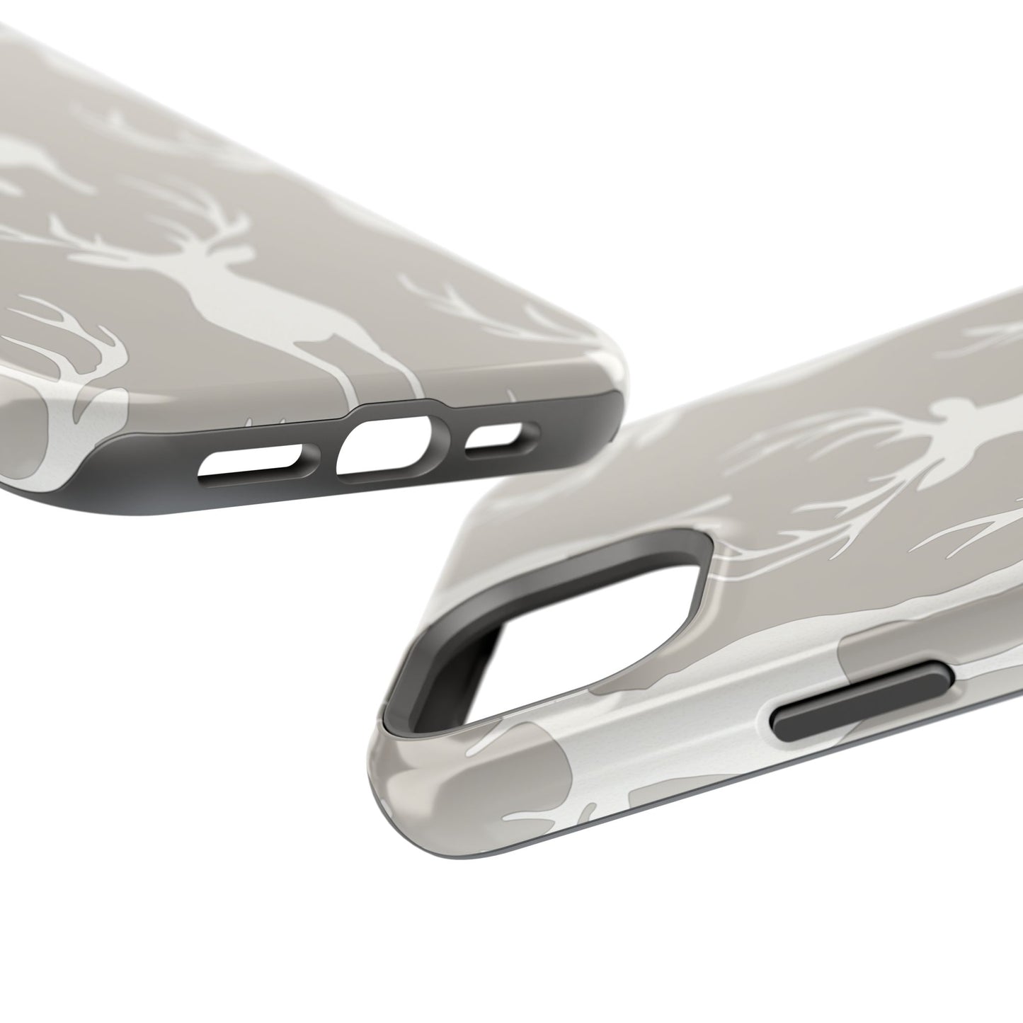 Minimalist Deer Silhouette MagSafe Pattern – iPhone Series Case