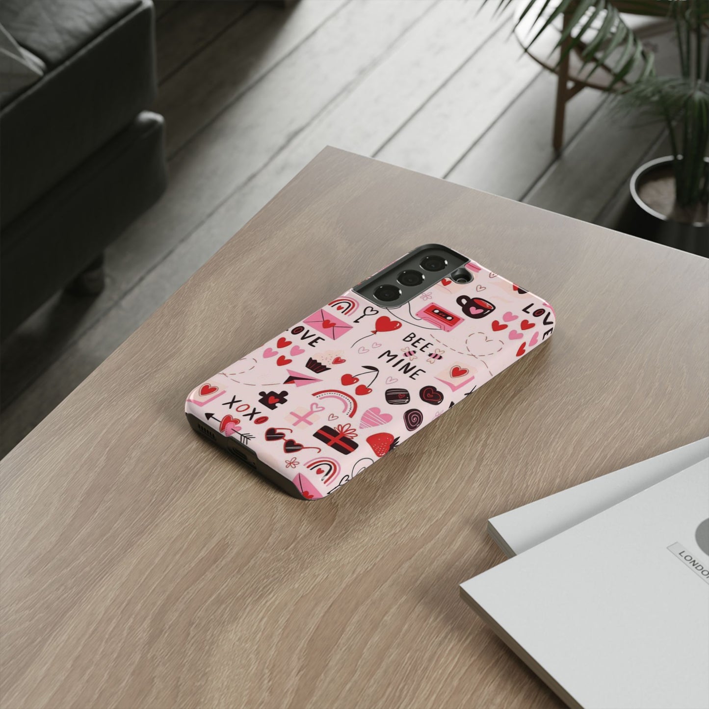 Samsung Galaxy Case: Bee Mine Love Doodles