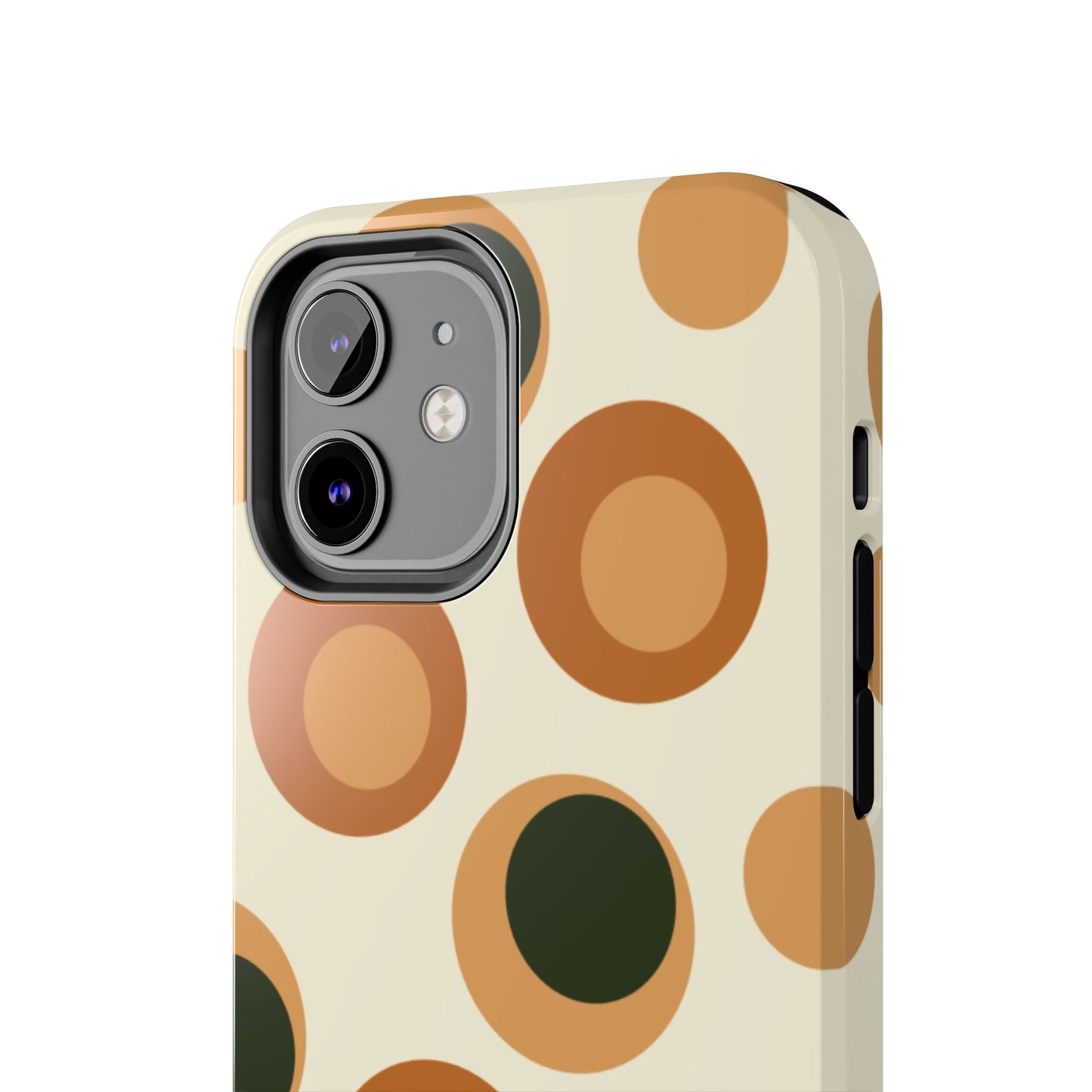 Retro Earthy Circles - iPhone Case