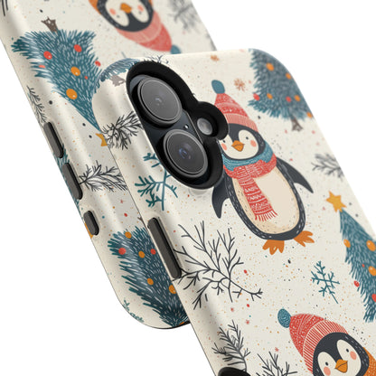 Snowy Christmas Cheer MagSafe iPhone Case