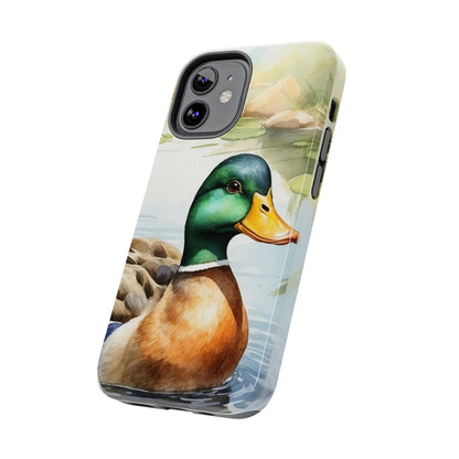 Serene Duck Reflection - iPhone Case