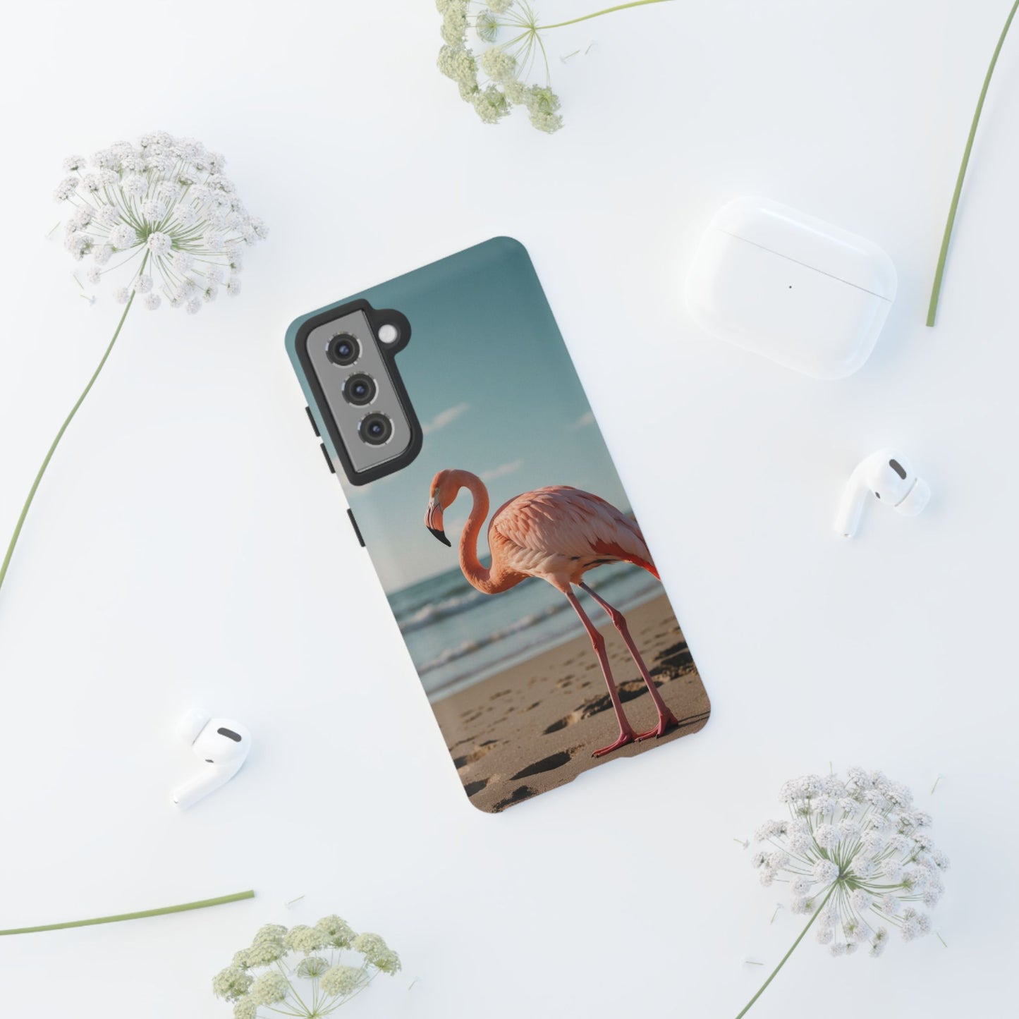 Flamingo Dreams – Bold Tropical Samsung Galaxy Phone Case