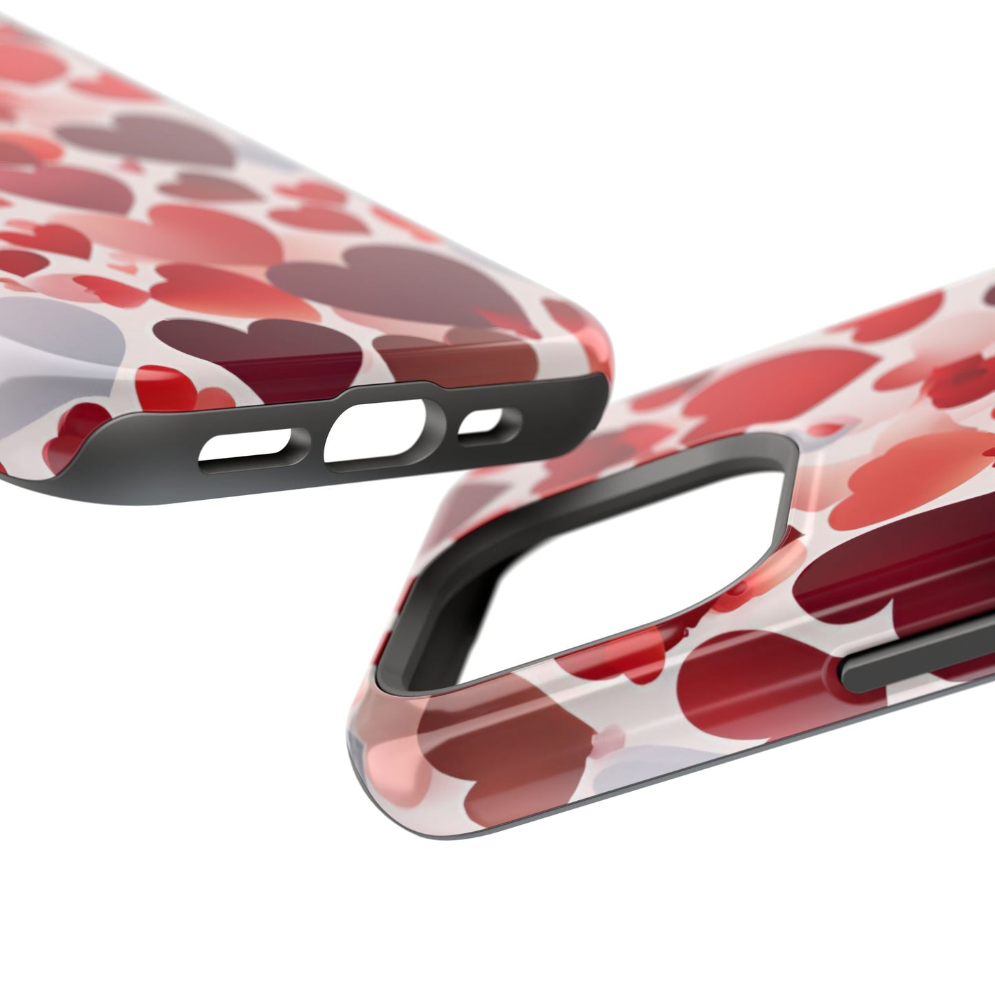 MagSafe Case: Romantic Red Heart Gradient Case