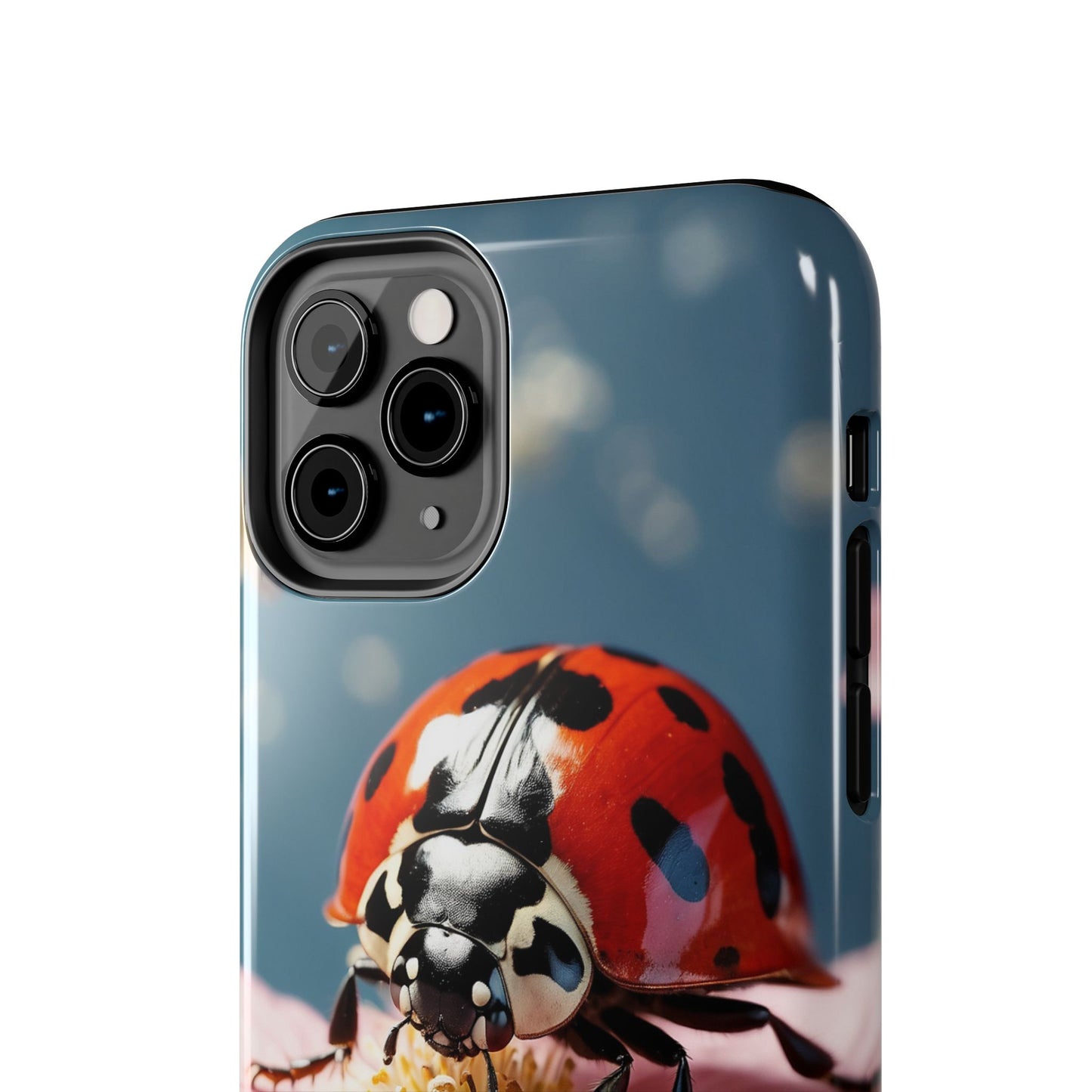 iPhone Case: Floral Ladybug Delight