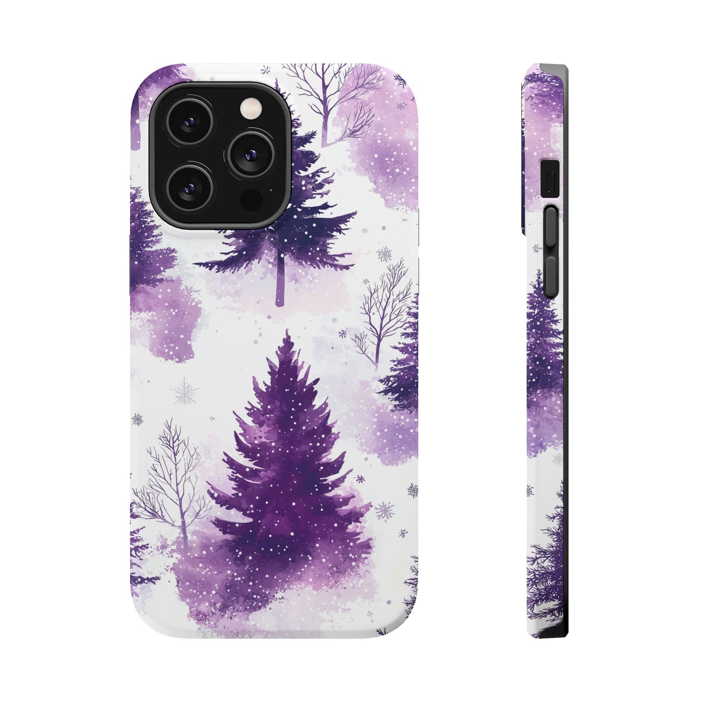 Purple Snowy Forest - MagSafe iPhone Series Case