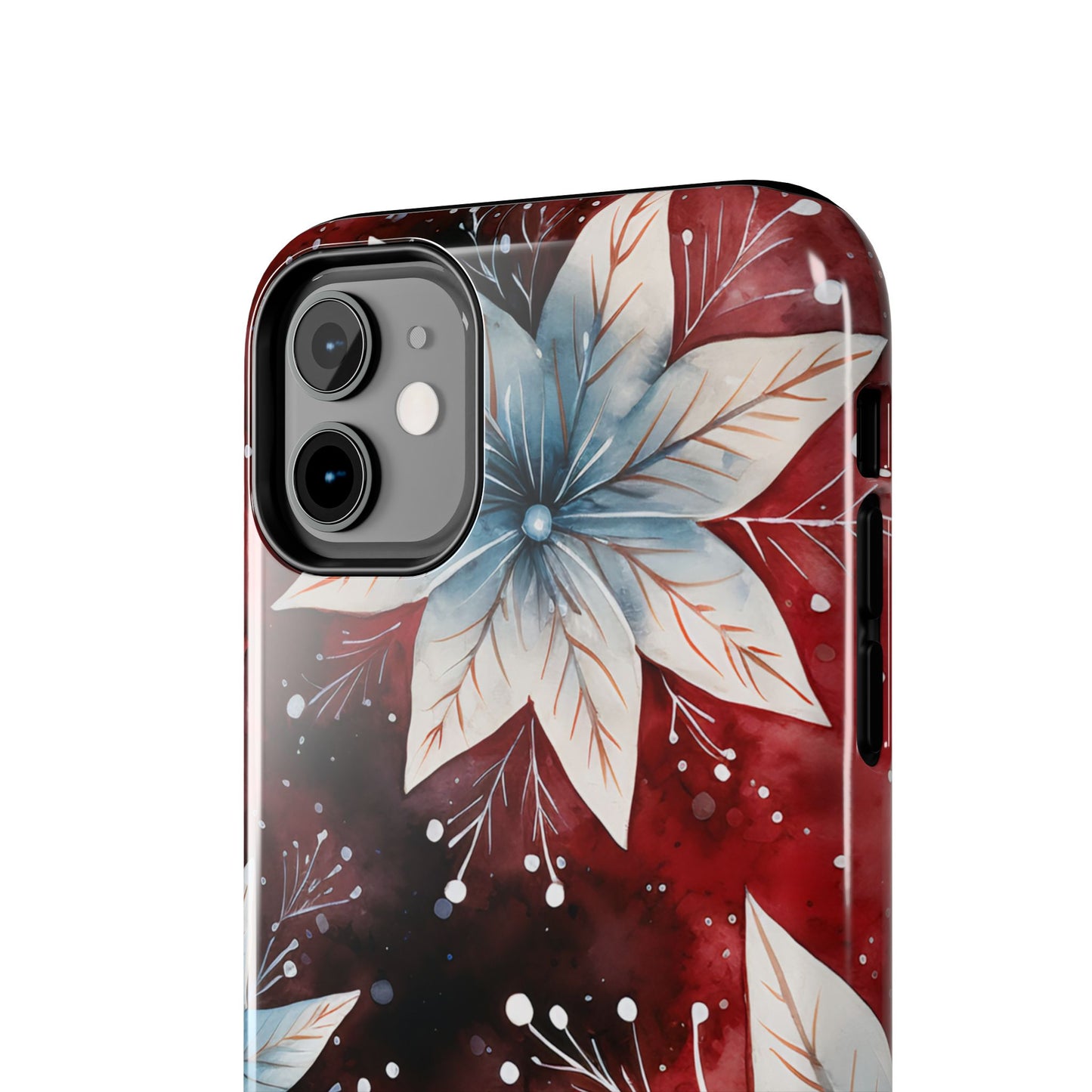 Winter Bloom Poinsettia – iPhone Case