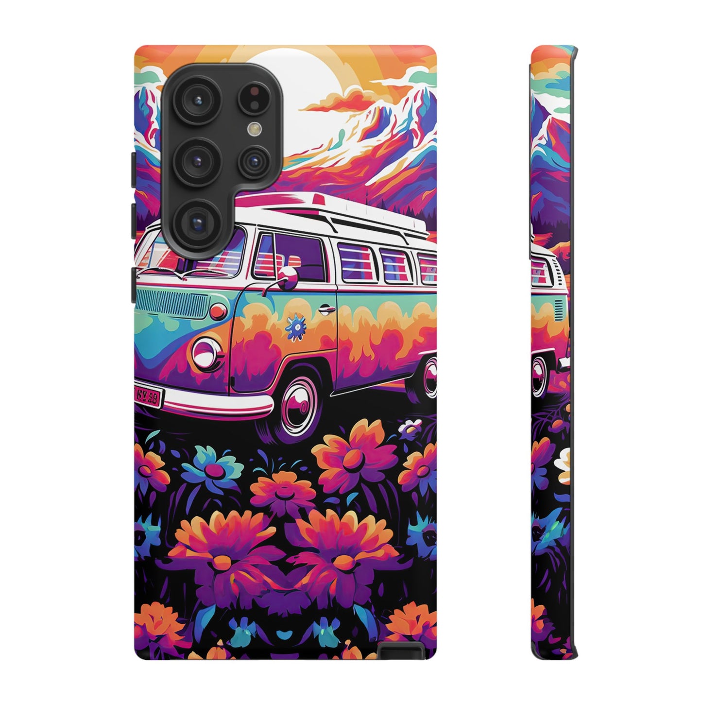 Groovy Floral Sunset Van – Samsung Galaxy Series Case