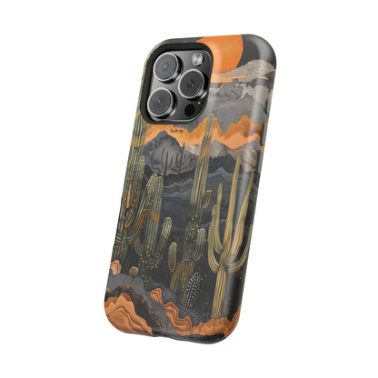 Desert Dusk Cacti iPhone Case