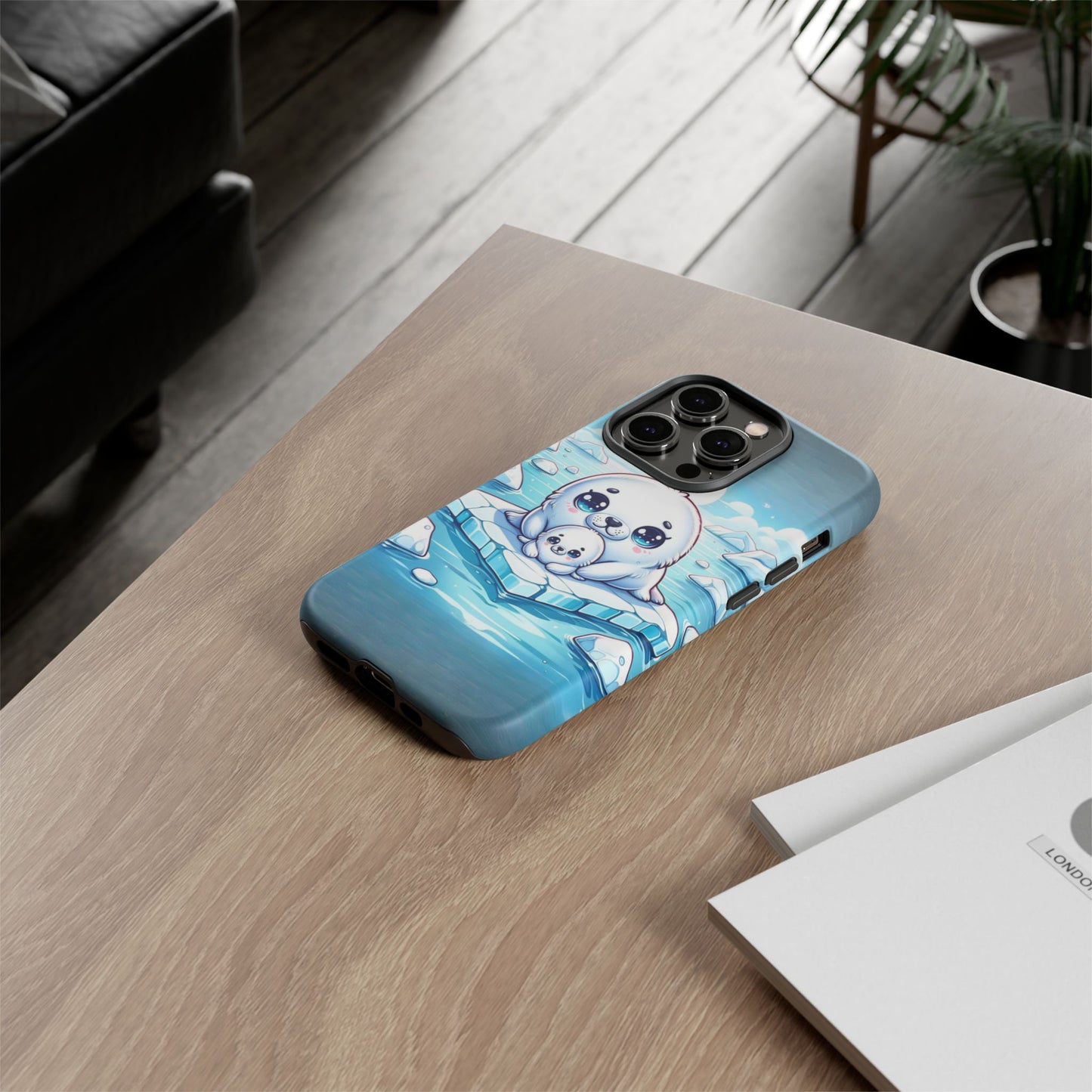 Arctic Embrace Seal iPhone Case