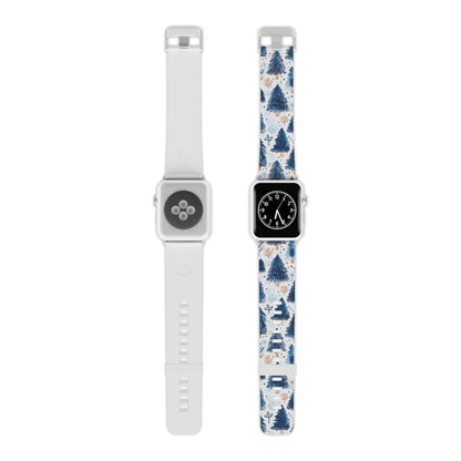 Winter Forest Watercolor Apple Watch Band