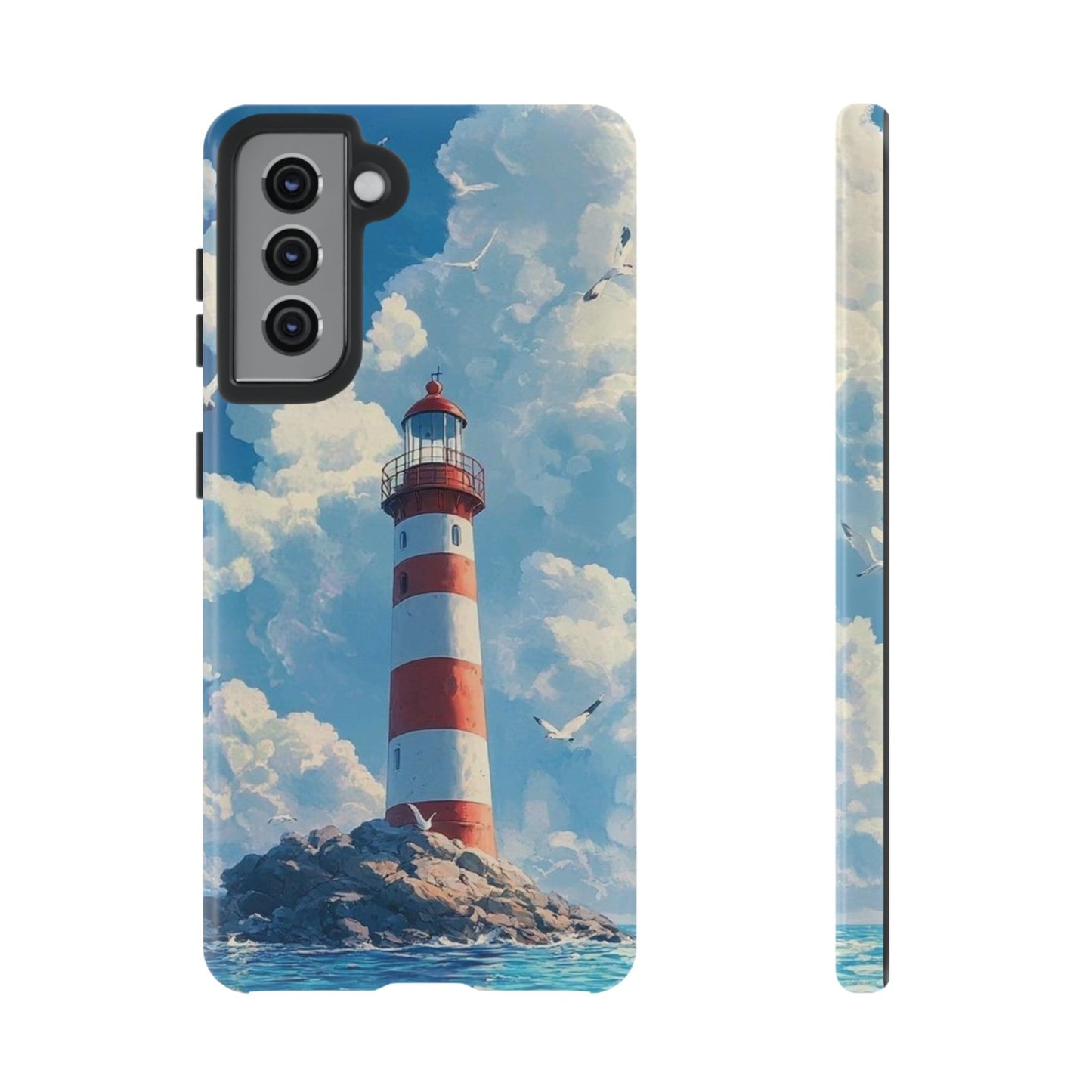 Samsung Galaxy Case - Majestic Lighthouse Scene Design