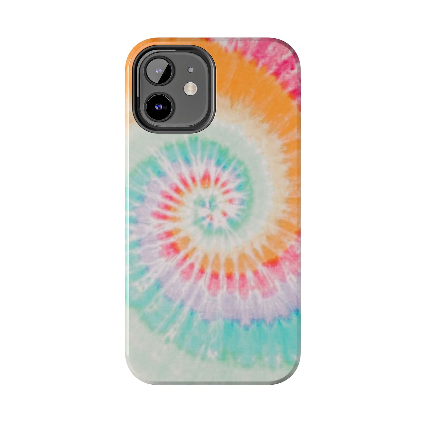 Pastel Swirl Tie-Dye iPhone Case – Soft & Minimalistic Style