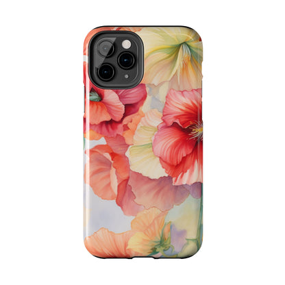 Gumamela Blush Pink Watercolor Floral – iPhone Series Case